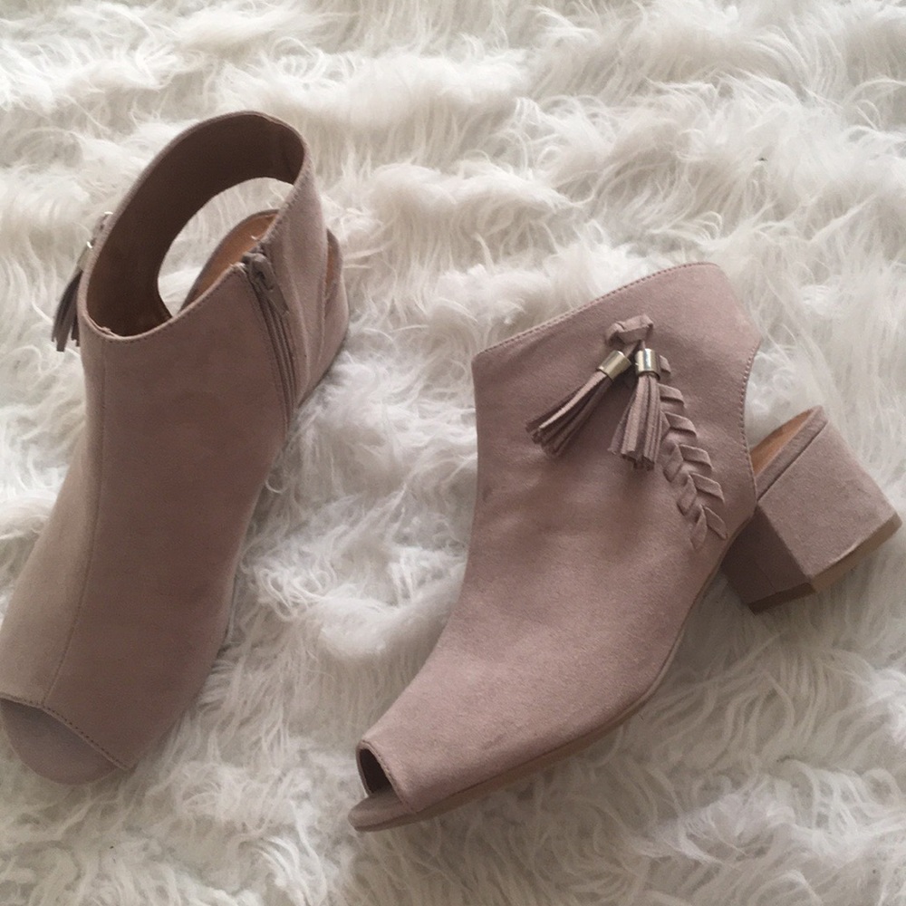 Madewell Taupe Booties
